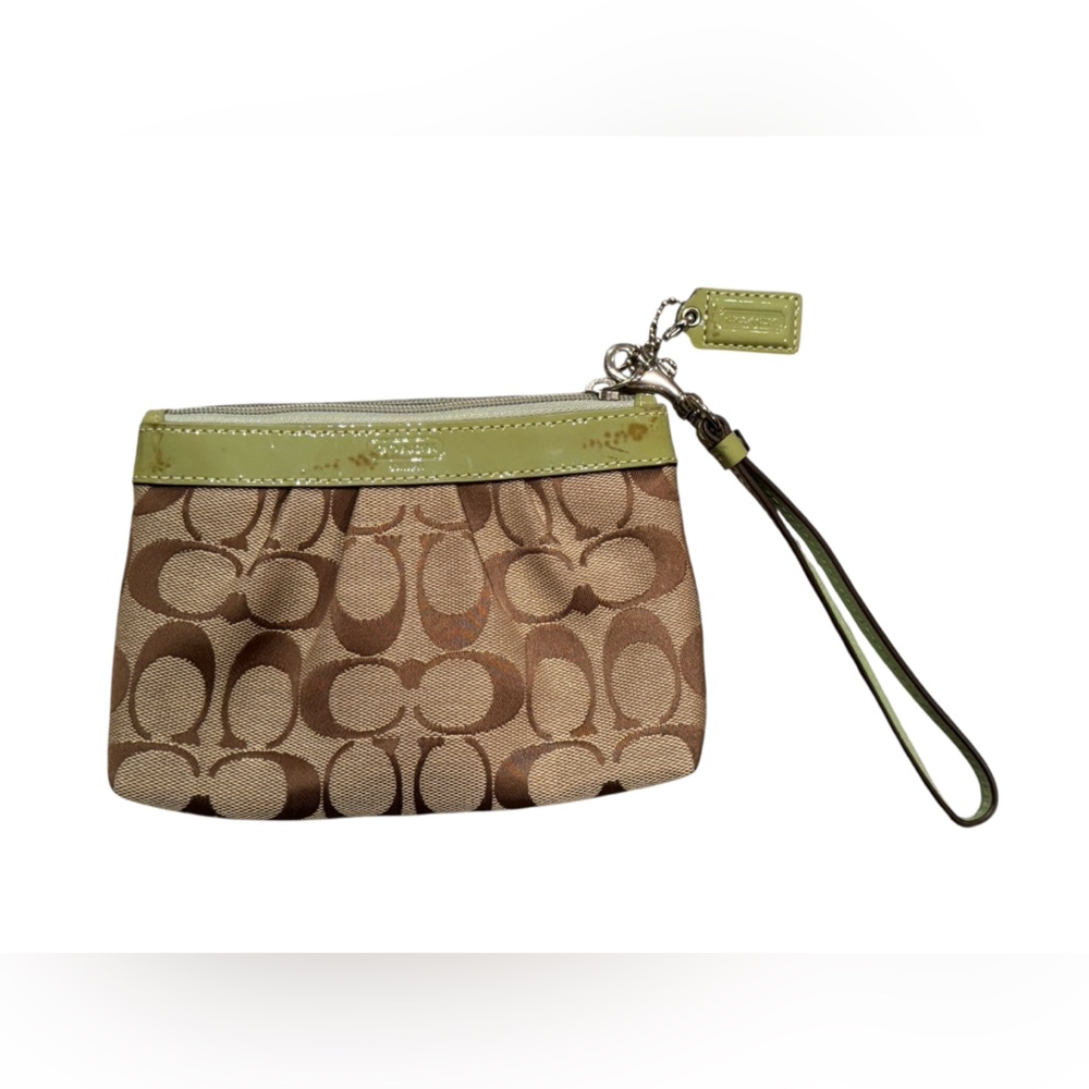 Vintage Coach Wristlet 💚 - Picture 2 of 6